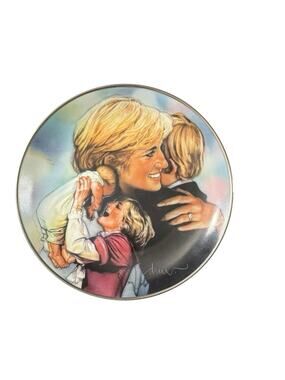 Franklin Mint Princess Diana of Wales A Mother Above All Collector Plate 8”